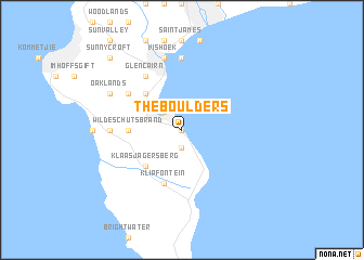 map of The Boulders