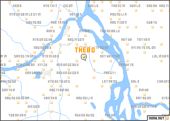 map of Thebo