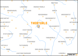 map of Thebyu Ale