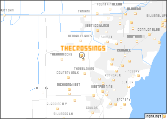 map of The Crossings