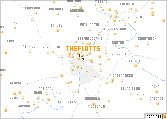map of The Flatts