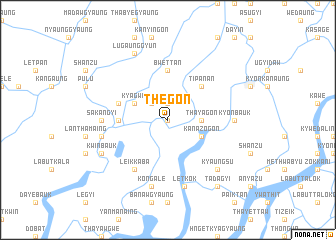 map of Thegon