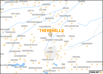 map of Theh Bhallu