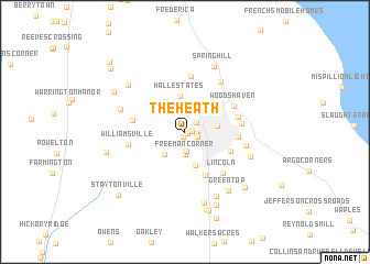 map of The Heath