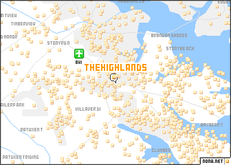 map of The Highlands