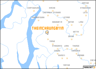 map of Theinchaungbyin