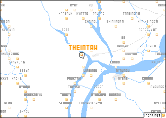 map of Theintaw