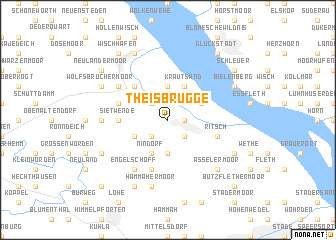 map of Theisbrügge