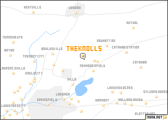 map of The Knolls