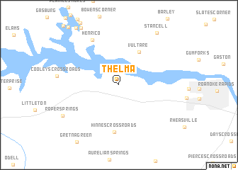 map of Thelma