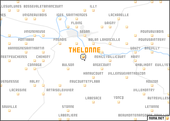 map of Thélonne