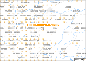 map of Thengāmāri Gāzipur