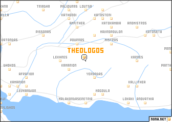 map of Theológos
