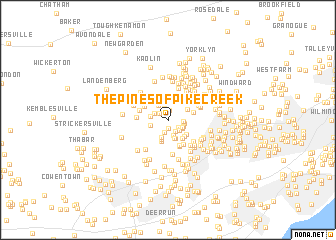 map of The Pines of Pike Creek