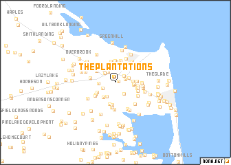 map of The Plantations
