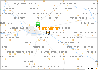 map of Therdonne