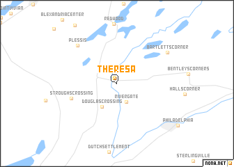 map of Theresa