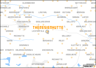map of Theresienhütte
