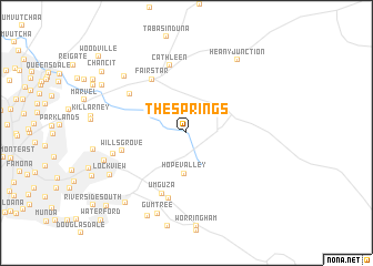 map of The Springs