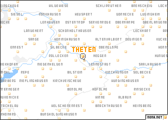map of Theten