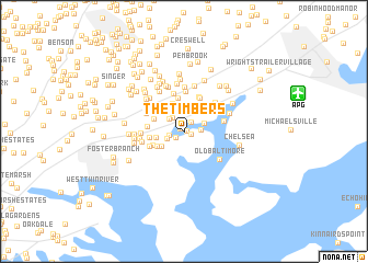 map of The Timbers