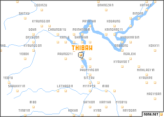 map of Thibaw