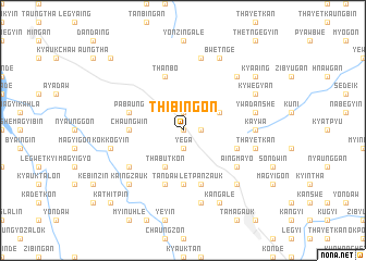 map of Thibingon