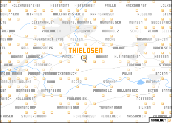 map of Thielosen