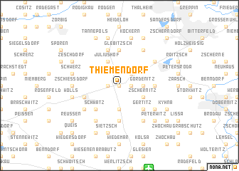 map of Thiemendorf