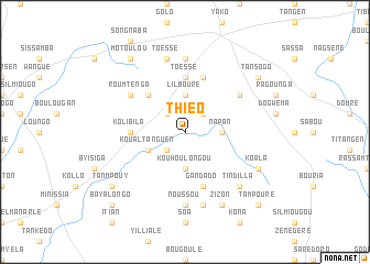map of Thièo