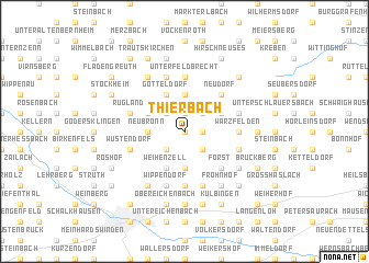 map of Thierbach