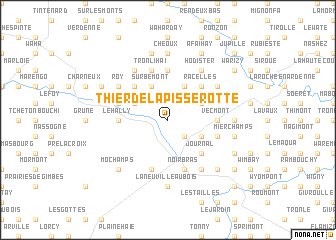 map of Thier de la Pisserotte