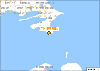 map of Thiessow