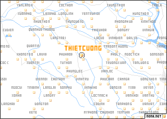 map of Thiết Cương