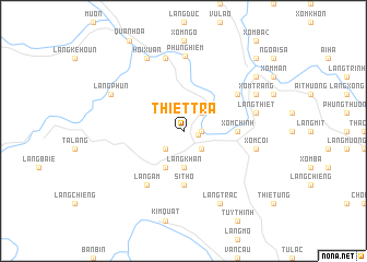 map of Thiết Trà