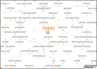 map of Thieux