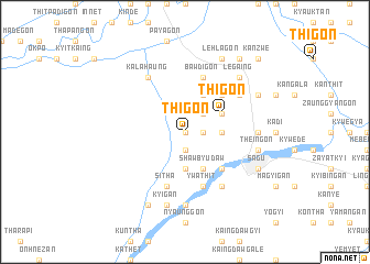 map of Thigon