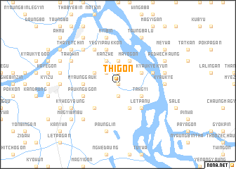 map of Thigon