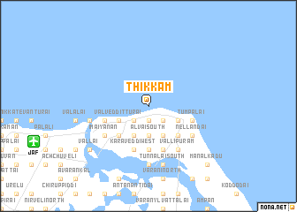 map of Thikkam