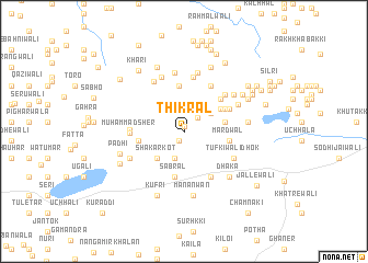 map of Thikrāl