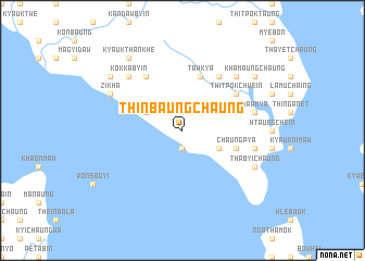 map of Thinbaungchaung