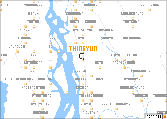 map of Thingyun