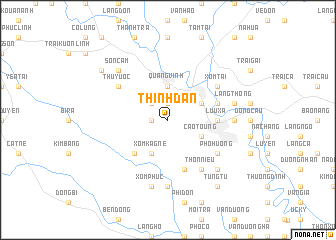 map of Thịnh Ðàn