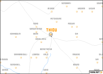 map of Thiou