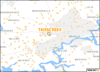 map of Third Creek