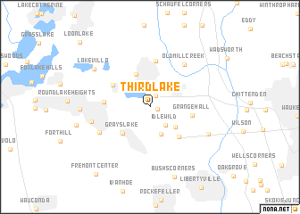 map of Third Lake