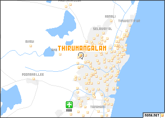 map of Thirumangalam