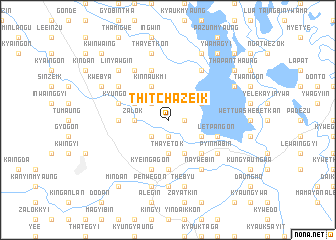 map of Thitchazeik