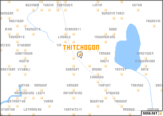 map of Thitchogon