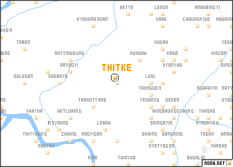 map of Thitke